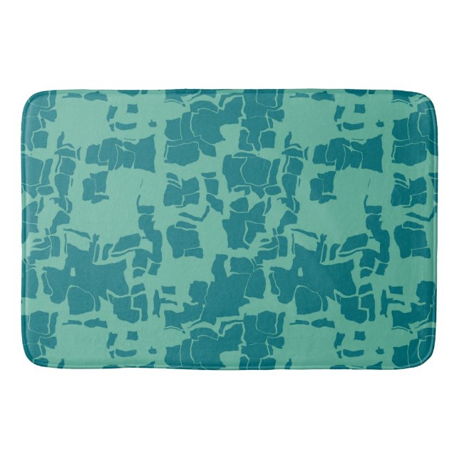 Tapis De Bain Résumé Bleu de Seabolt  (Devant)