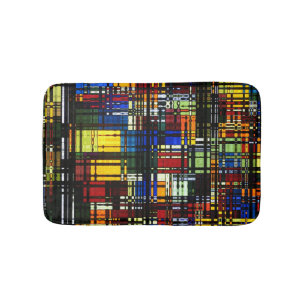Tapis De Bain Résumé coloré