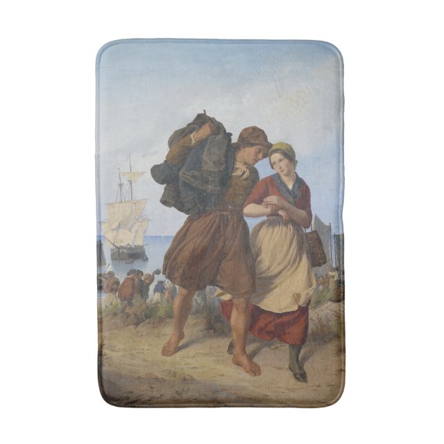 Tapis De Bain Retour du pêcheur (par Rudolf Jordan) (Devant (Vertical))