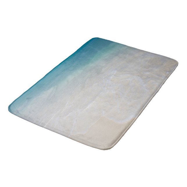 Tapis De Bain Rêve de plage de l'océan Caraïbes 7 (Angle)
