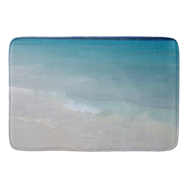 Tapis De Bain Rêve de plage de l'océan Caraïbes 8 (Devant)