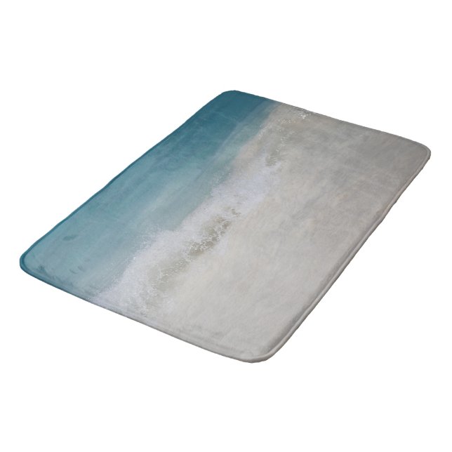 Tapis De Bain Rêve de plage de l'océan Caraïbes 9 (Angle)