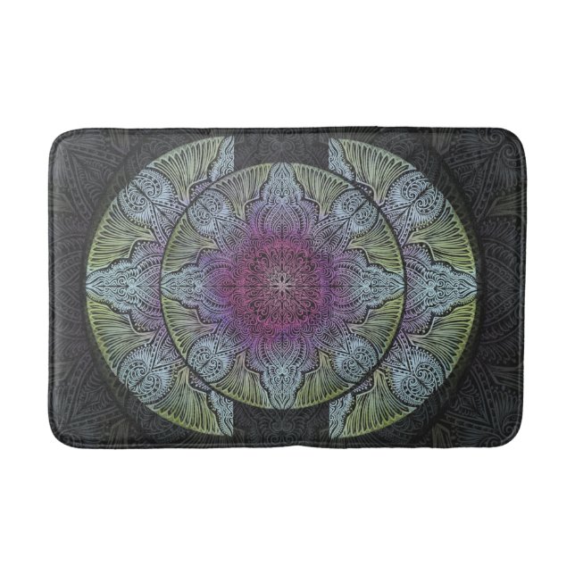 Tapis De Bain Réveil zen, reiki, guérison, chakra (Devant)