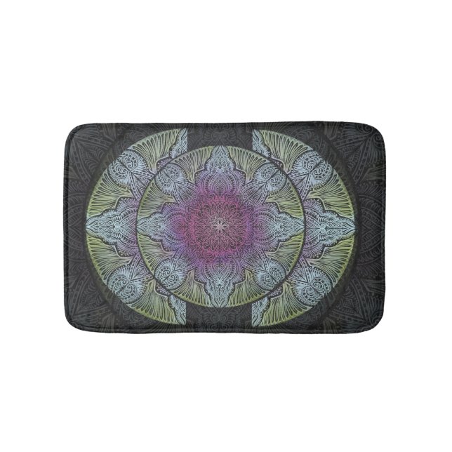 Tapis De Bain Réveil zen, reiki, guérison, chakra (Devant)