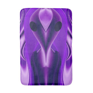 Tapis De Bain Rêves arc-en-ciel violet 3D, Alien
