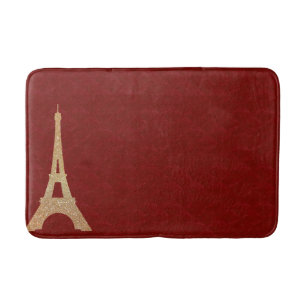Tapis De Bain Revêtement roux Tufé avec manteau de bain Tour E
