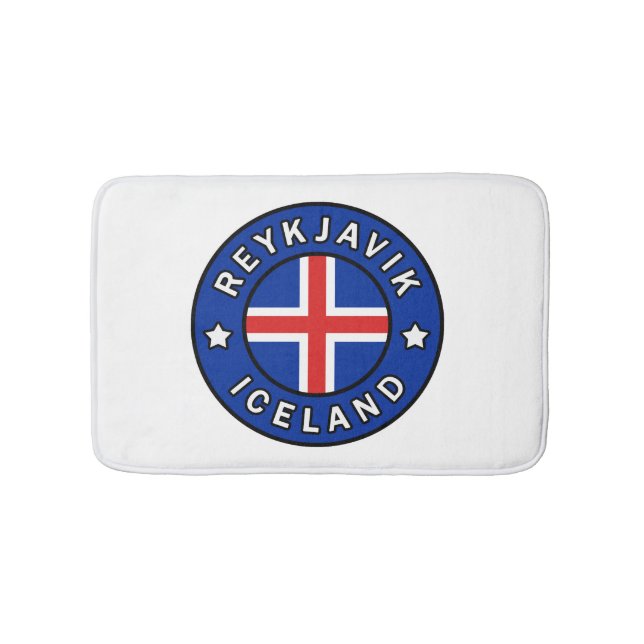 Tapis De Bain Reykjavik Islande (Devant)