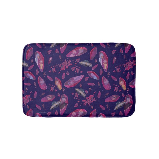 Tapis De Bain Rick et Morty Motif de temps de cristal (Devant)