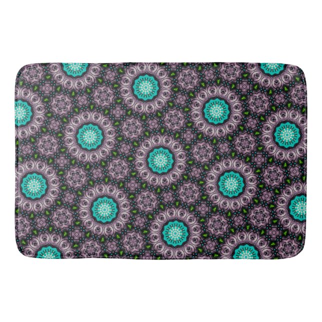 Tapis De Bain Rideau de douche Abstrait Motif unique (Devant)