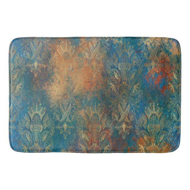 Tapis De Bain Rideau de douche patine sarcelle Cooper (Devant)