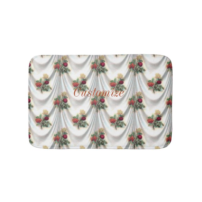 Tapis De Bain Rideau de rose rouge Thunder_Cove (Devant)