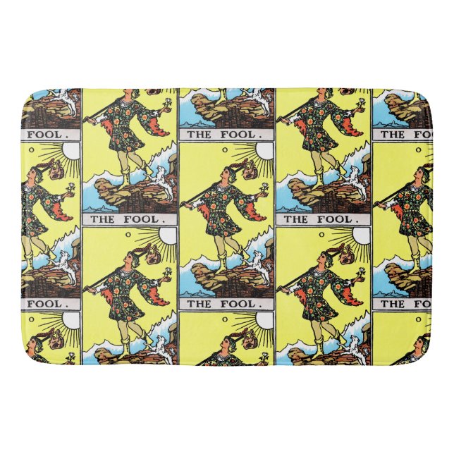 Tapis De Bain Rider Waite Tarot Major Arcana L'idiot (Devant)