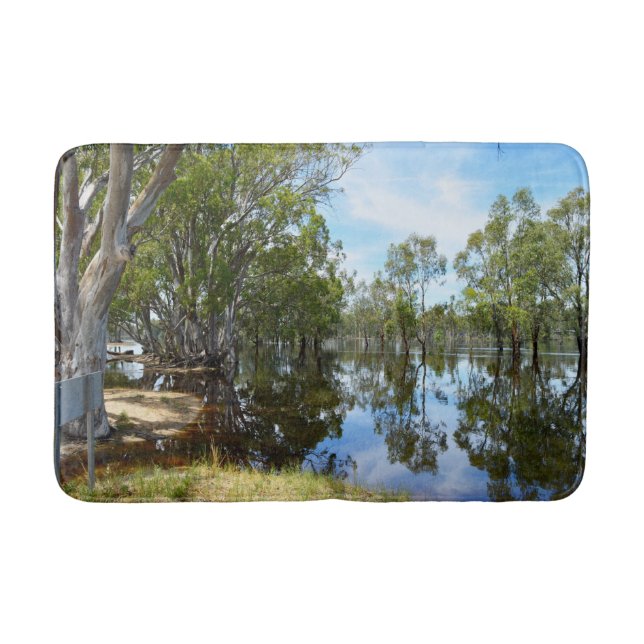 Tapis De Bain River Murray Australia, gommiers, (Devant)