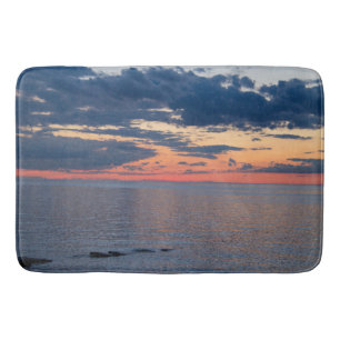 Tapis De Bain Rives du coucher du soleil
