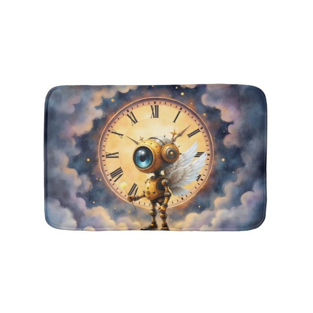 Tapis De Bain Robby the Winged Timekeeper – Wings of Time Series (Devant)