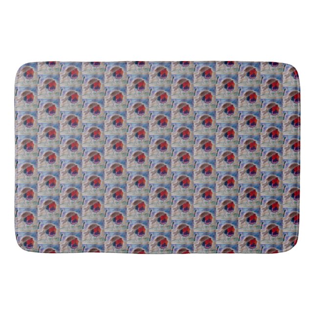 Tapis De Bain Robin de Noël (Devant)