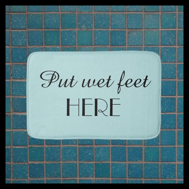 Tapis De Bain Robins Oeuf Bleu & Noir Drôle Mat Bain Plush (Créateur téléchargé)