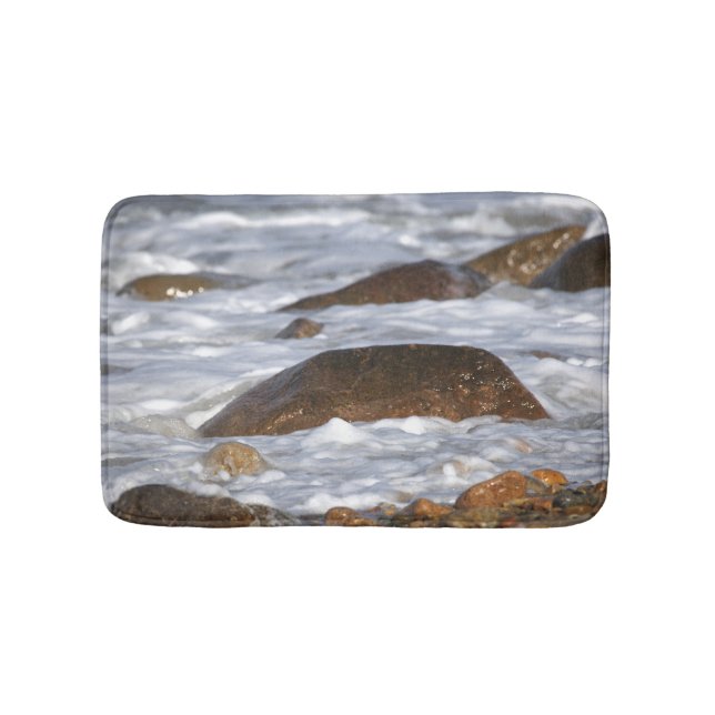Tapis de bain Rochers et Vagues (Devant)