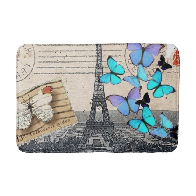 Tapis De Bain romantique france voyage paris tour eiffel (Devant)