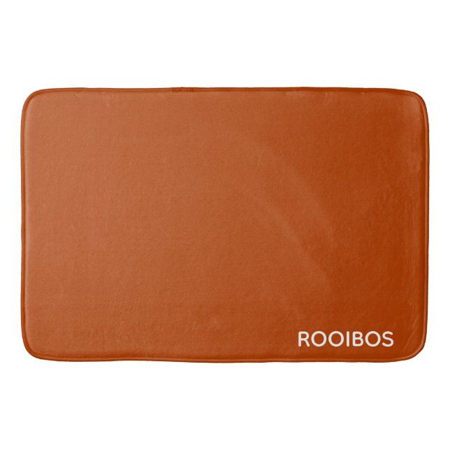 Tapis De Bain Rooibos rouge brun nom (Devant)