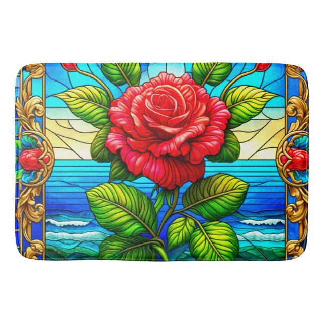 Tapis De Bain Rose (Devant)