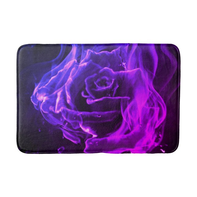 Tapis De Bain rose Abstrait (Devant)