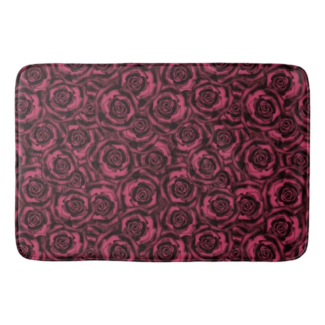 Tapis De Bain Rose de Bourgogne (Devant)