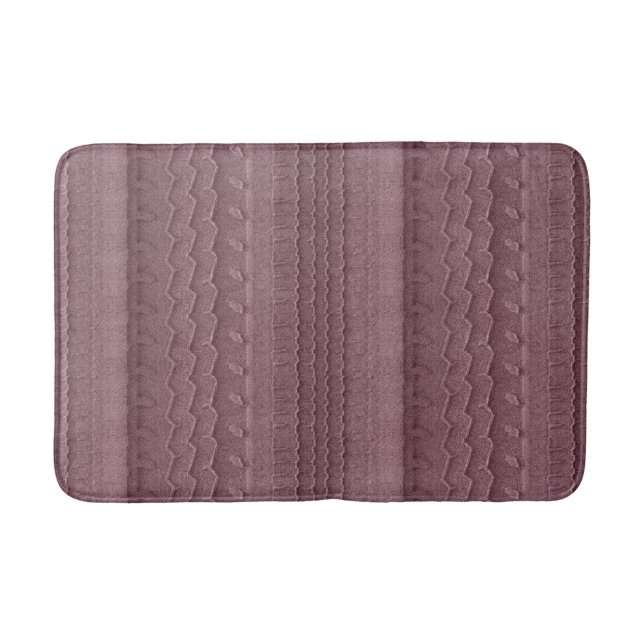 Tapis De Bain Rose de trace de pneu de voiture de plage (Devant)