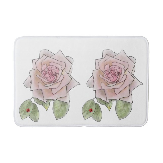 Tapis De Bain Rose et Ladybird (Devant)
