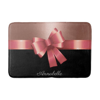 Tapis De Bain Rose Foil et Bow