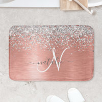 Rose Gold brossé Parties scintillant métallique No