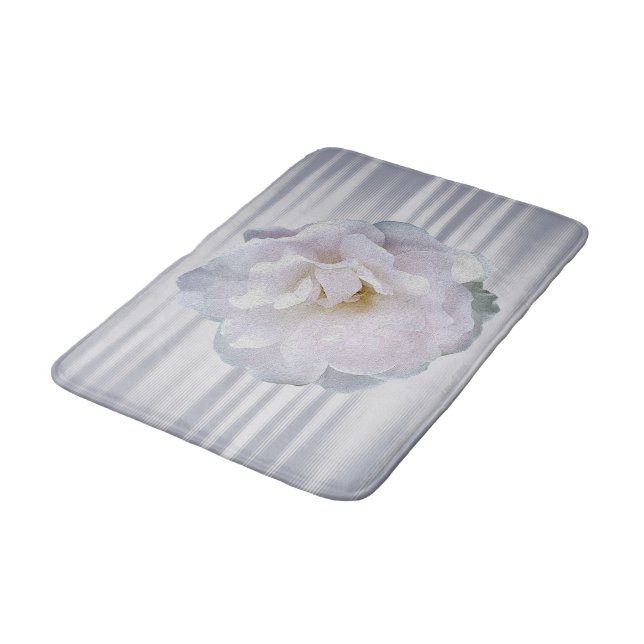 Tapis De Bain Rose gris rose (Angle)