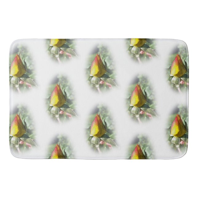 Tapis De Bain rose jaune (Devant)
