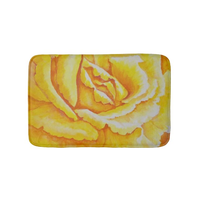 Tapis De Bain Rose jaune (Devant)