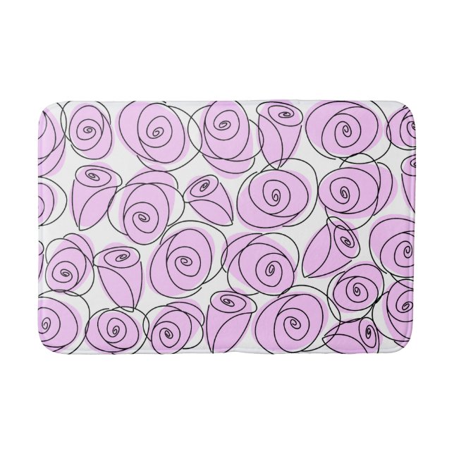 Tapis De Bain Rose Lilac (Devant)