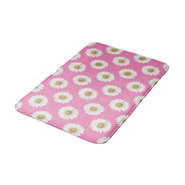 Tapis De Bain Rose marguerite (Angle)
