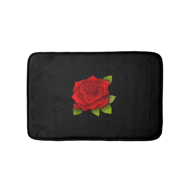 Tapis De Bain rose rouge (Devant)