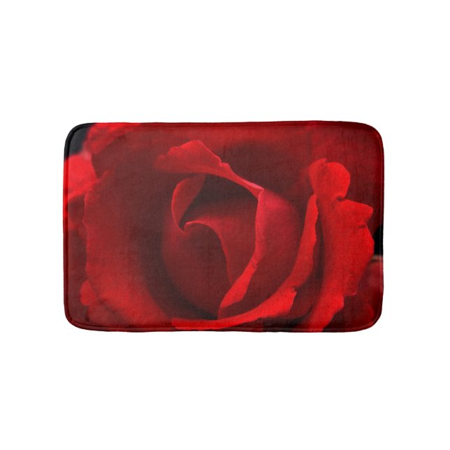 Tapis De Bain Rose rouge bmcnm (Devant)