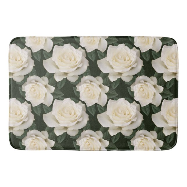 Tapis De Bain Roses blanches (Devant)