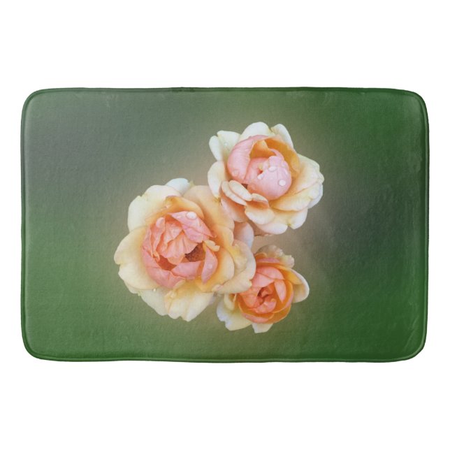 Tapis De Bain roses jaunes (Devant)