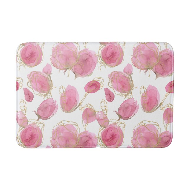 Tapis De Bain Roses roses (Devant)