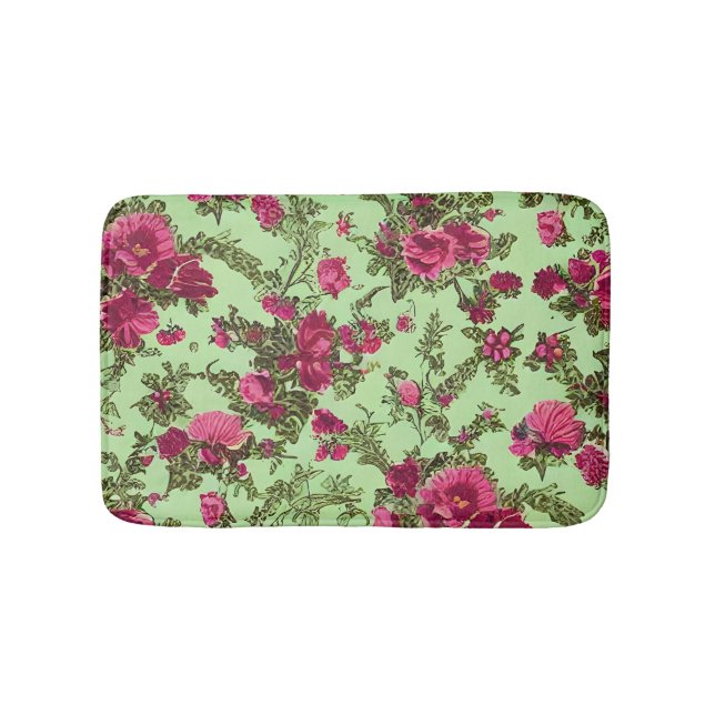 Tapis De Bain Roses roses victoriennes (Devant)