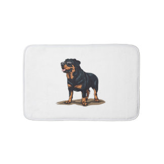 Tapis De Bain Rottweiler L'Explorateur
