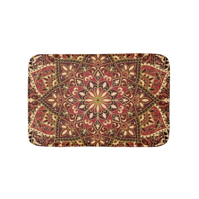 Tapis De Bain Rouge oriental : Tapis Vintage (Devant)