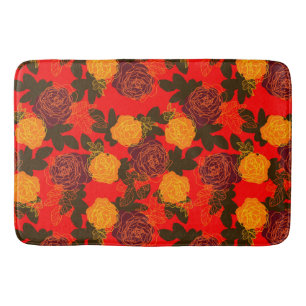 Tapis De Bain rouge rose