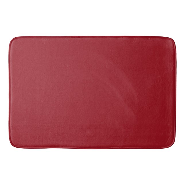 Tapis De Bain Rouge Rubis (Devant)