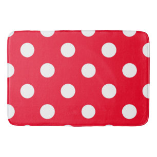 Tapis De Bain Rouge sur neige