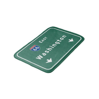 Tapis De Bain Route d'autoroute d'autoroute nationale de DC de
