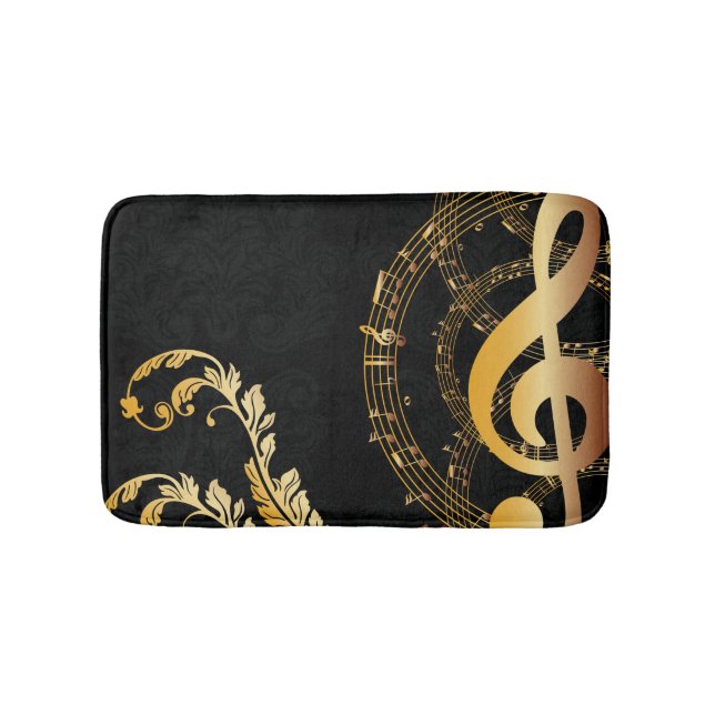 Tapis De Bain Royal Music Note Design de luxe (Devant)