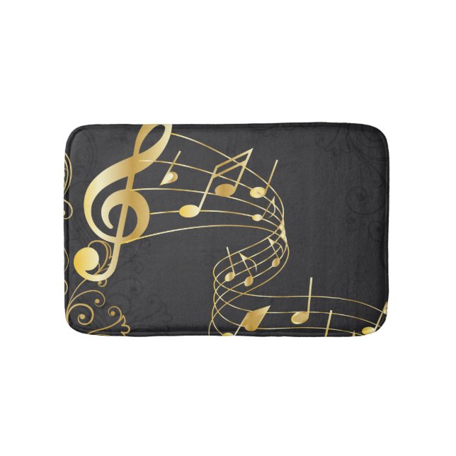 Tapis De Bain Royal Musical Note Design de luxe (Devant)